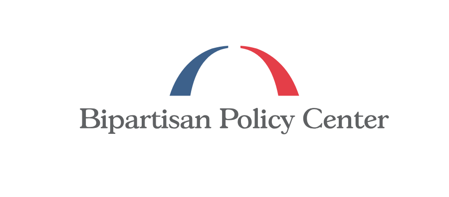 Bipartisan Policy Center logo with a blue and red arch above the organization’s name in gray text.